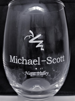 Michael-Scott 21 oz. Stemless Wine Glasses